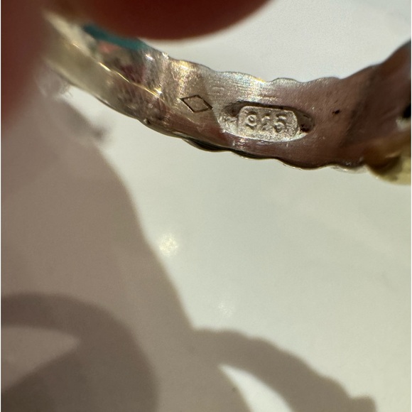 David Yurman Sterling Silver and 14k Yellow Gold Noblesse Cable Ring - Picture 6 of 15